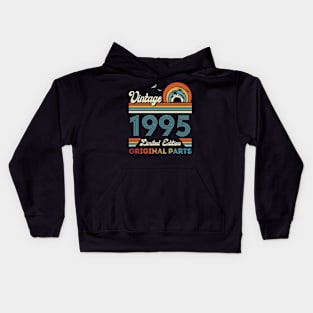 Vintage 1995 29th Birthday Gift For Men Women From Son Daughter Kids Hoodie